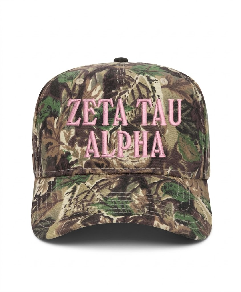 Zeta Tau Alpha UT San Antonio camo hat by Daybreake