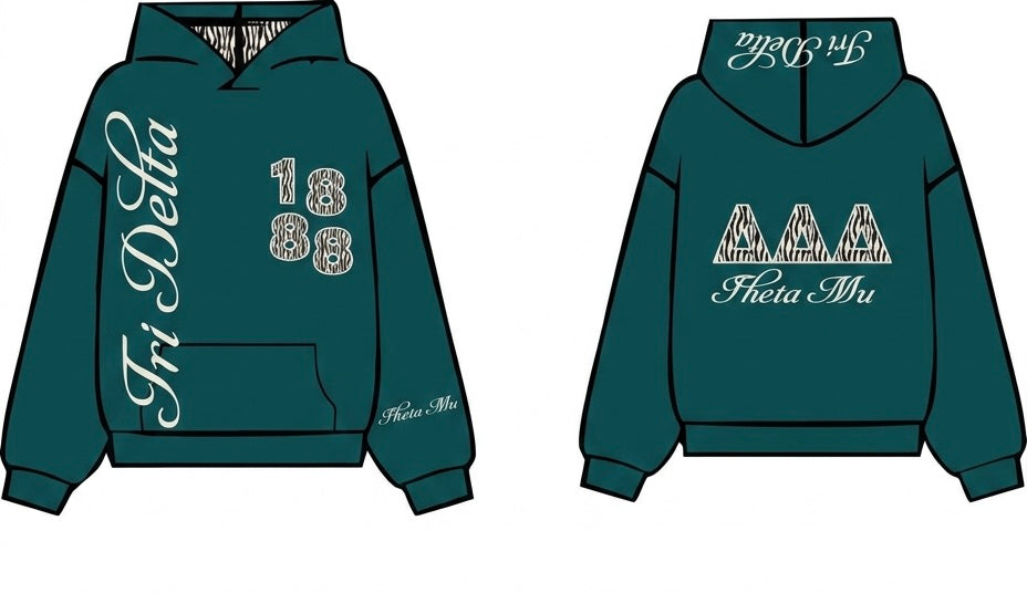 Tri Delta Oregon State University hoodie by Daybreake