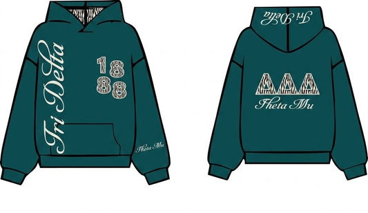 Tri Delta Oregon State University hoodie by Daybreake