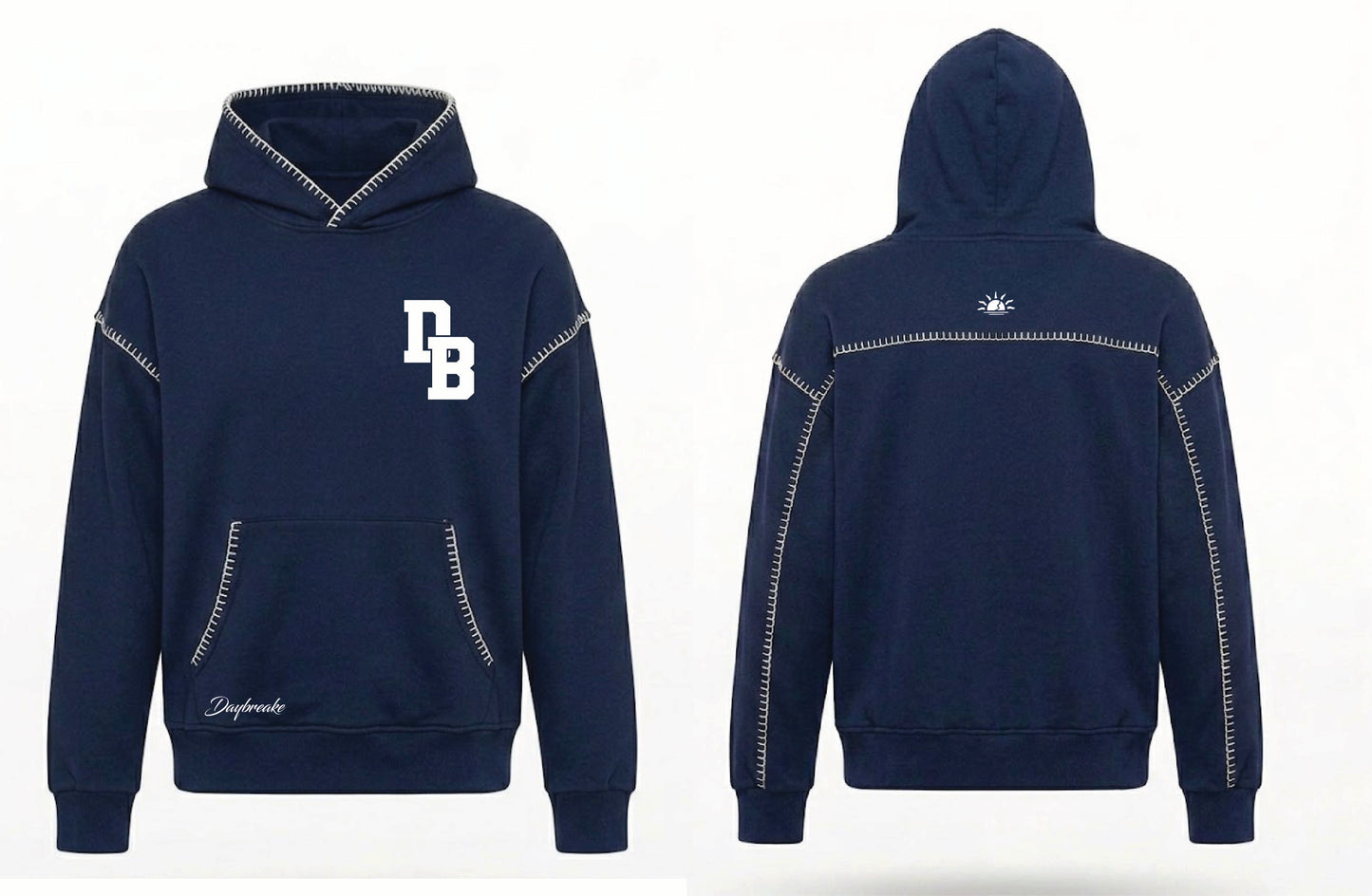 Daybreake navy DBKE hoodie