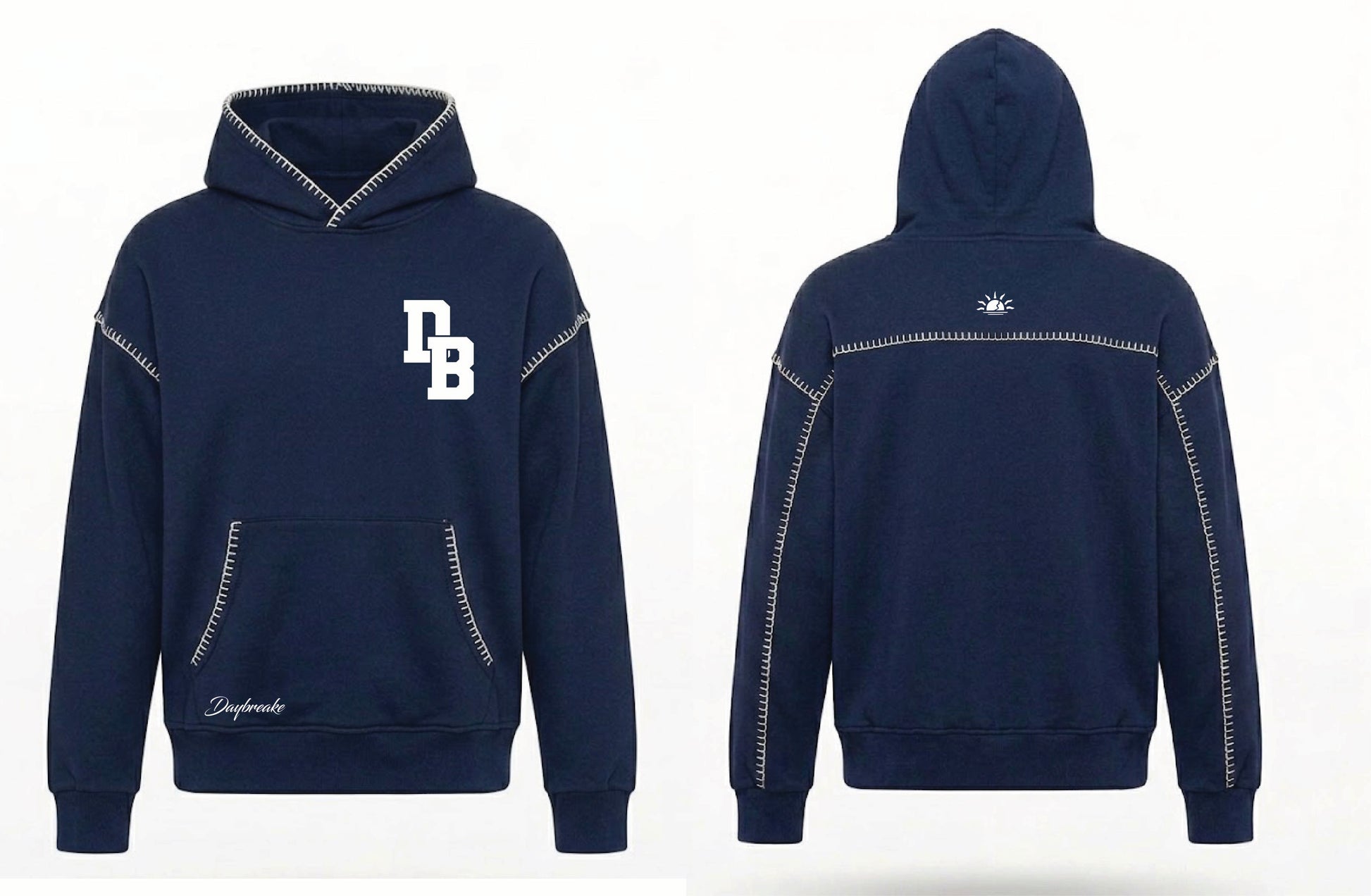 Daybreake navy DBKE hoodie