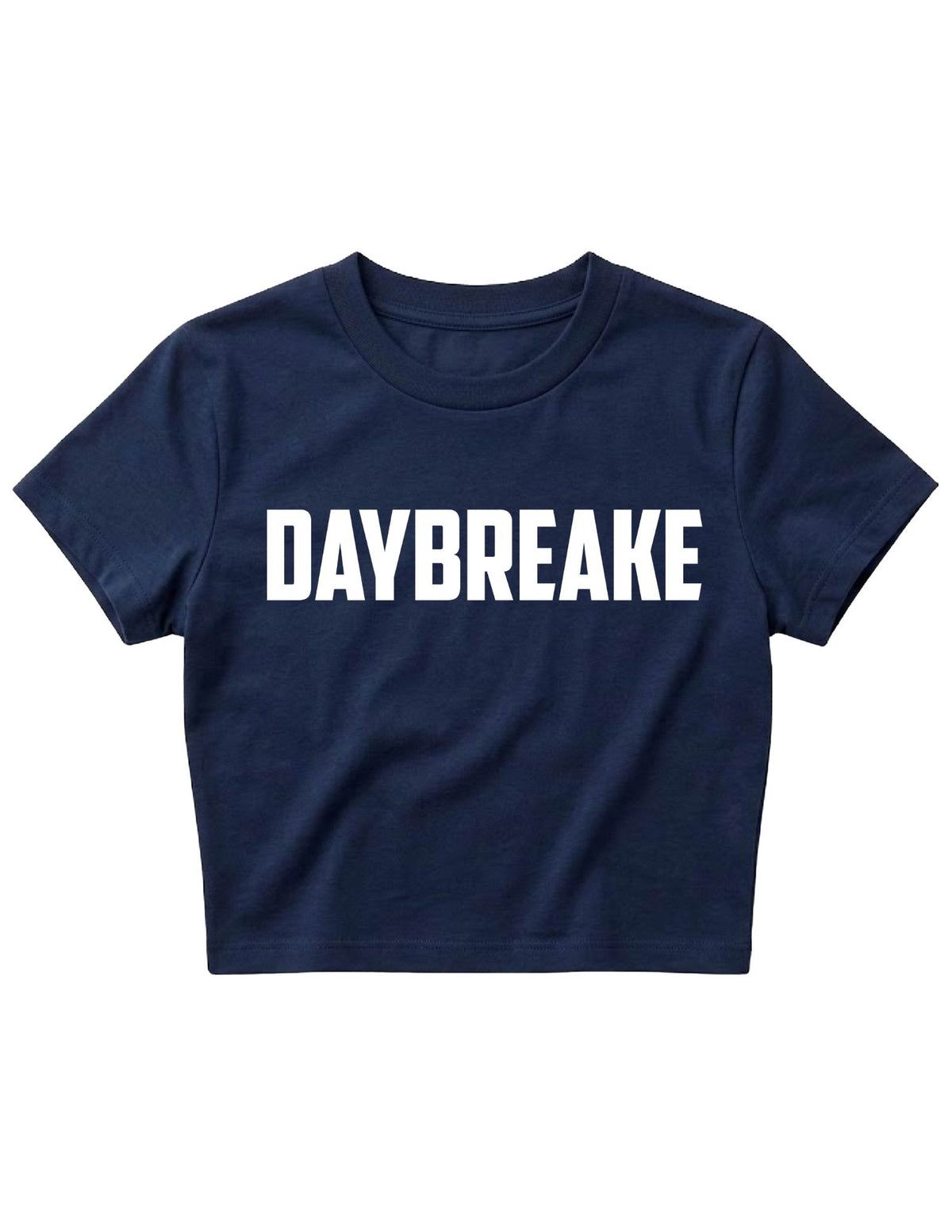 Daybreake Baby Rib Tee, ribbed fitted t-shirt