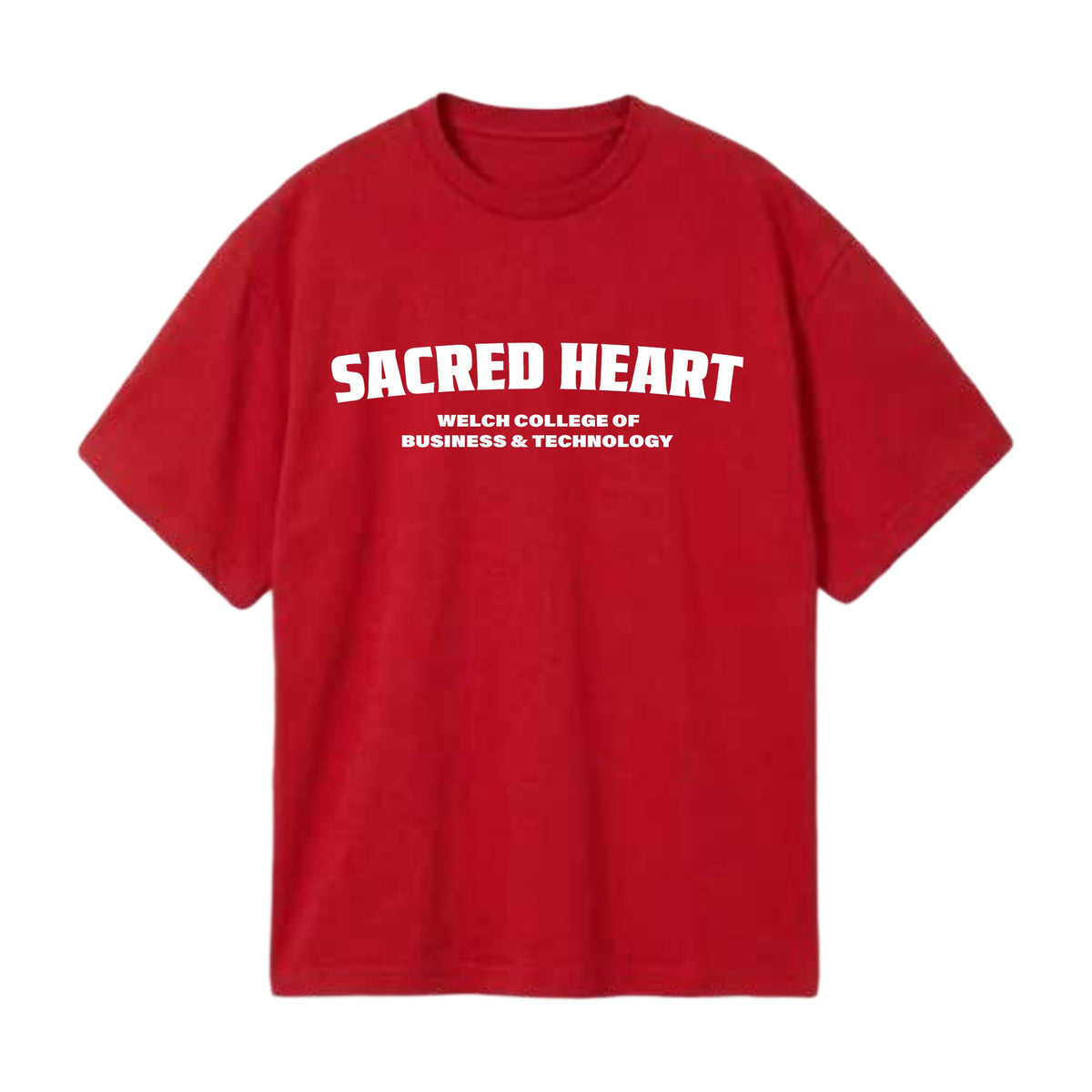 WCBT printed T-shirt in Cherry Red by Daybreake