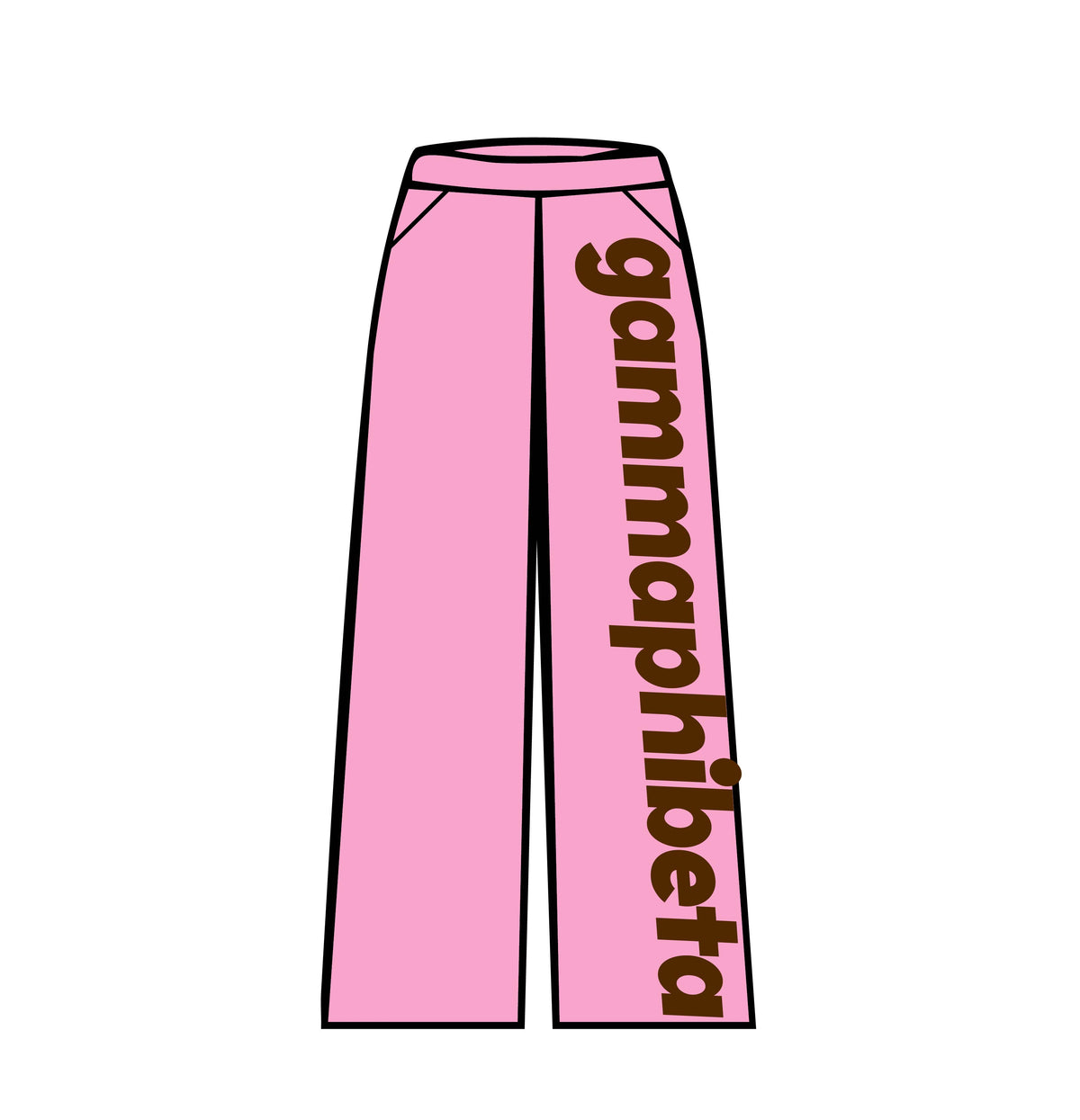 Gamma Phi Beta fall pants in Champagne Pink by Daybreake