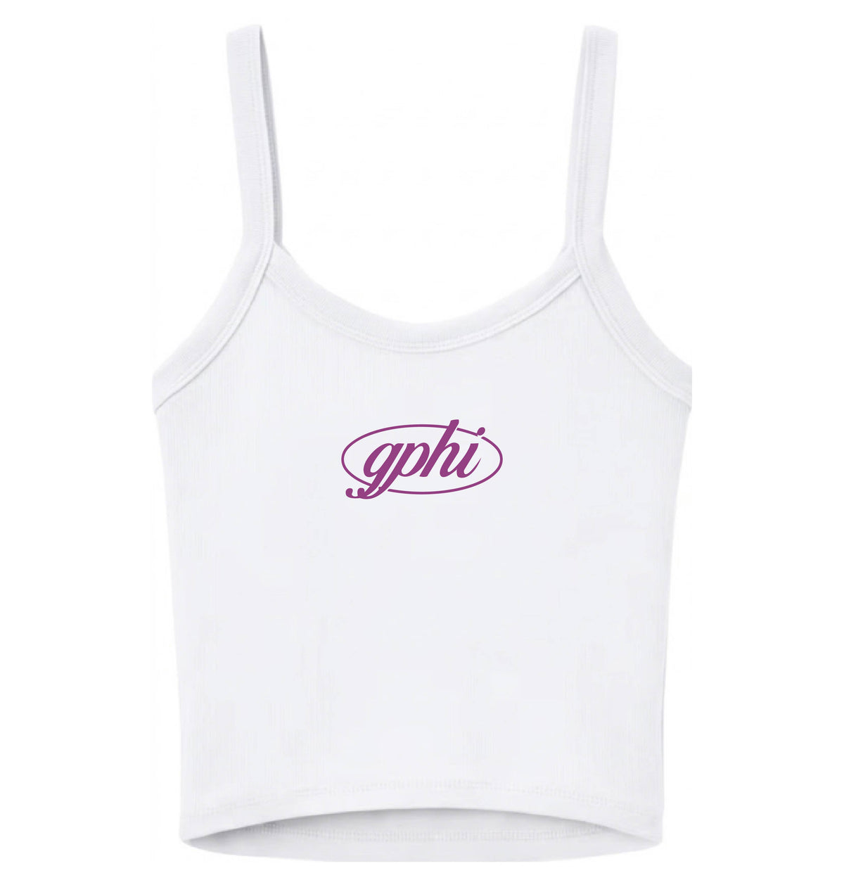 Gamma Phi Beta scoop tank in Cloud White by Daybreake